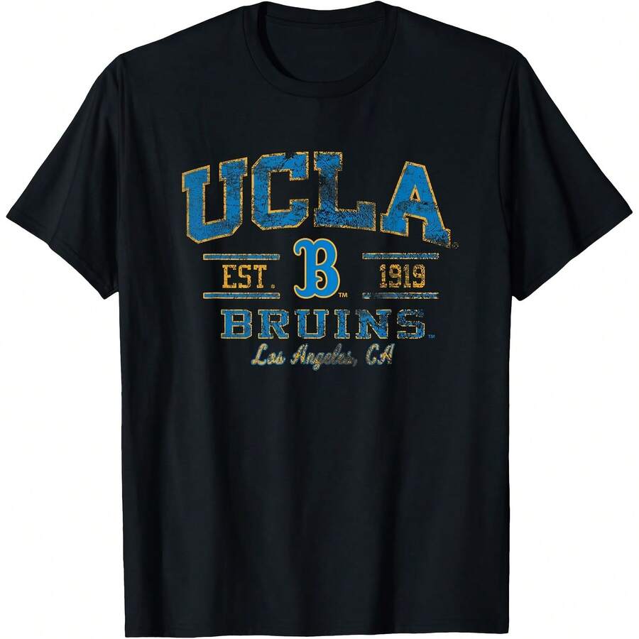 Bruins Vintage Trmph Officially Licensed T-Shirt All Seasons,220g Pure Cotton Single-Sided Printed Crew Neck Short-Sleeved T-Shirt,Unisex Top,Base Layer - Màu 7 - Xem 1
