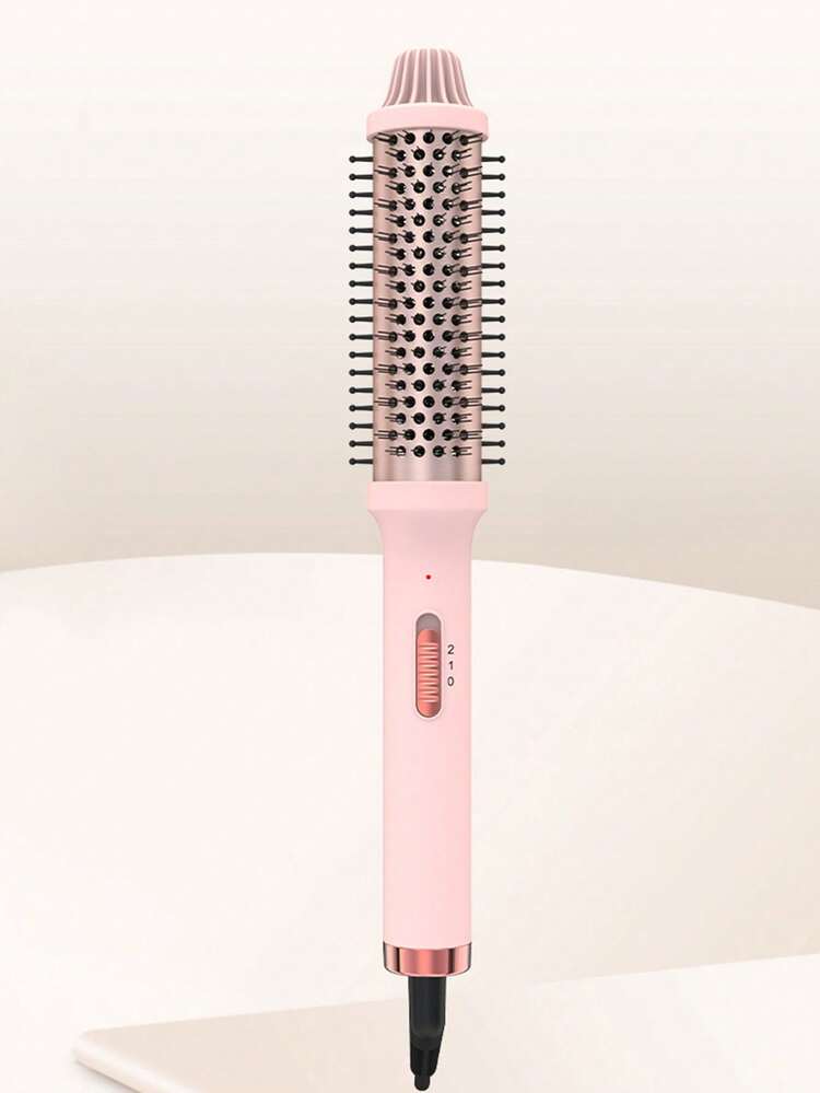 玫瑰金热风卷发梳，适合所有发质，一步打造蓬松造型，减少毛躁，增加光泽，最大限度减少热损伤，沙龙级效果；黑色快速加热直发梳，圆形直发器 - 彩色 - 查看 9