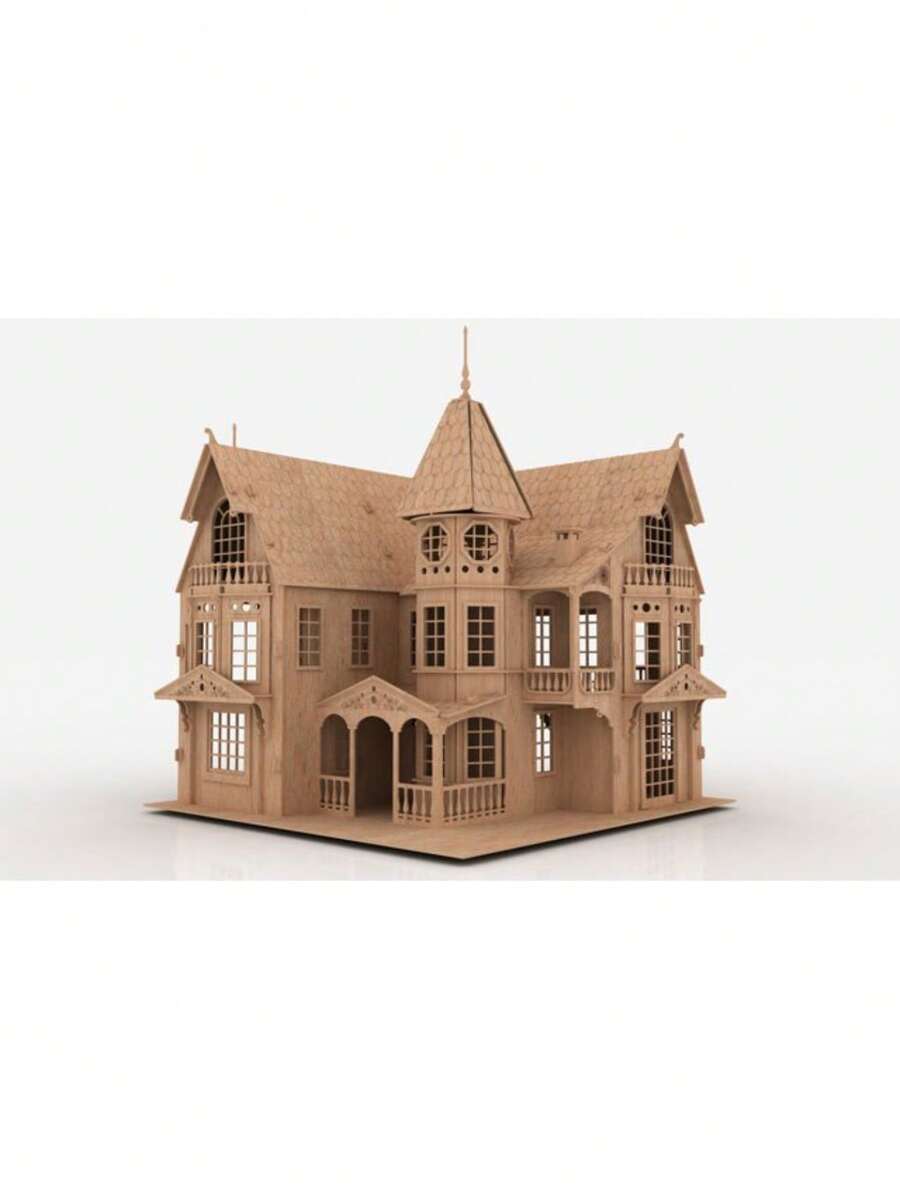 Dollhouse, Fantasy Mansion, 2 Floors - 鏽棕色 - 查看 1