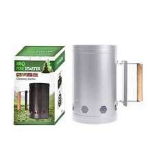 Encendedor de Chimenea de Carbón, Lata de Encendedor Rápido de Acero Inoxidable Resistente Al Calor para Cocinar Al Aire Libre - A - Ver 7