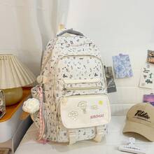 Mẫu balo thời trang tối giản, dễ thương dành cho nữ sinh trung học/phổ thông, hàng mới về mùa xuân 2026. - A - Xem 13