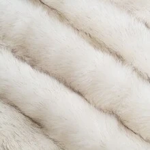 Luxury White Fur Throw Blanket For Couch,Thick Warm Faux Fur Blanket With Black Tip, Fuzzy Fluffy Cozy Sofa Blanket - 白色 - 查看 11