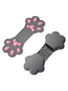 2PCS Heat Resistant Silicone Cat Oven Gloves,Suitable For Small Spaces-Air Fryer,Hot Pot Holders,Small Kitchen Funny Paws Cooking Gloves - Multicolor - View 8