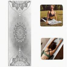 1 片 71*22 英寸瑜伽垫，多种图案可选，防滑耐用，加宽加厚，适合家庭使用、健身、瑜伽初学者训练 - 彩色 - 查看 7