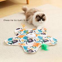 1pc Electric Butterfly Cat Toy, Auto Start/Stop Function, Smart Butterfly Motion To Attract Cats, Suitable For Holiday Gifts, Indoor Entertainment & Interaction, Consume Cat Energy (Random Color) - Multicolor - View 6