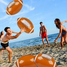 1/3/6pcs Giant Inflatable Soccer Beach Ball - 16 Inch Large Realistic Football Party Decoration, Inflatable Football, For Birthday, Pool Party, Pool Games, Team Party Gifts, Outdoor Water Sports, Beach Games - One Size Fits All - View 3