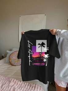 3pcs/Set Tween Boys' Summer Vacation Themed Graphic Tees, & Cool Patterns, Suitable For Teen Boy & Teens Casual Tops - Multicolor - View 6