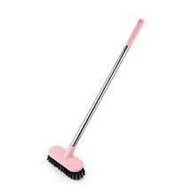 1/2pcs Multi-Functional Plastic Cleaning Tool - Long Handle Stiff Bristle Manual Floor Brush, Suitable For Bathroom And Toilet Tile, Toilet Cleaning Brush, Bathroom Cleaning, Toilet Brush And Holder, Bathroom Floor Cleaner, Floor Brush Magic, Bathroom Crevice Brush - Multicolor - View 21
