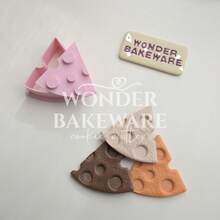 Cute Cheese Shaped Cookie Cutters Cartoon Pizza Biscuits Moulds Stamps 3D PLA Fondant Embossing Baking Tools - Mold - View 4