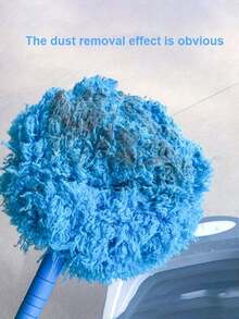 Reusable Microfiber Duster Broom, Easy To Use Dust Collecting Cleaning Cloth, Extendable Duster Brush, Removable & Washable Multi-Purpose Dusting Towel, Cleaning Tools For High Ceiling Fans, Furniture, Cars, Bathrooms And Household Items - One Size - View 4