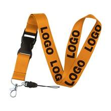 Lanière personnalisée avec logo, photo ou texte, avec clip pour badge et boucle de sécurité. Personnalisable avec le logo, la photo ou le nom de votre entreprise. Idéale pour le bureau, les événements professionnels, les activités d'entreprise, le team building, les salons, les conférences, le personnel scolaire et un usage quotidien. Disponible en plusieurs couleurs. Porte-badge/carte d'accès. - Multicolore - Voir 9