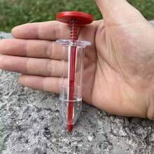 1个全新手动手持式播种器，带透明管和人体工学手柄 - 一款便携式草坪和花园播种器，适用于盆栽和草坪。这款精准的播种工具由塑料制成，非常适合DIY园艺和小规模种植。 - A - 查看 8