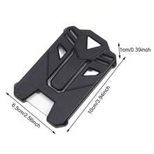 New Badge Clip Keychain, Tactical ID Card Holder, Retractable Reel, Multi-Functional Tool Accessories - A - View 18