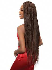 3PCS 32-Inch Pre-Stretched Braiding Hair - Smooth Yaki Texture, Flame Retardant Synthetic Fiber For All Women - Multicolor - View 6