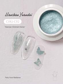 Cvian Fairy Glam 凝胶美甲延长胶，快速成型，不粘腻，可塑形，适用于3D美甲艺术，具有雕刻和水钻粘合功能，无香型 - 彩色 - 查看 11