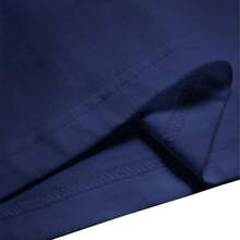 Unisex T-Shirt With Brazilian National Team Flag Print, World Cup Shirt, Cotton Fabric. Enjoy! - Màu xanh hải quân - Xem 3