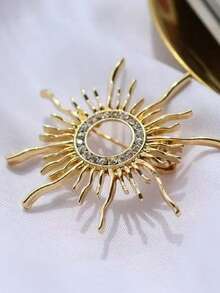 Alloy Sun God Brooch, Luxurious Exaggerated Baroque Lapel Pin For Women - Brooch - View 7
