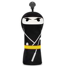 1pc Masked Hero Design, Golf Club Driver, Fairway Wood And Mixed Head Cover PU Leather Wood Club Cover, White Golf Accessory Golf Gift - Multicolor - View 10