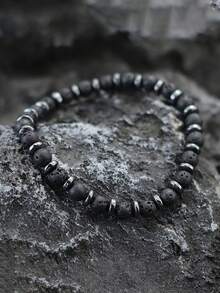 Fashion Stone Beaded Bracelet 6mm Tiger Eyes & Agate Bracelet Confidence, Protection, Courage, Focus, Grounding,Yoga Meditation Jewelry Gift For Women Men Pulseira - Multicolor - View 4