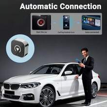 XUDA 2 en 1 adaptador CarPlay inalámbrico Android Auto AI caja inteligente sistemas inteligentes de coche para X5OT - Adaptador CarPlay - Ver 4