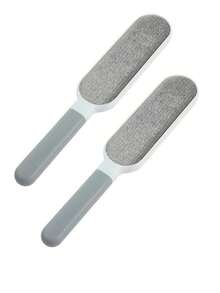 1/2pcs Reusable Clothes Hair Removal Brush, Cotton Velvet Brush, Double-Sided Hair Removal Brush, Manual Electrostatic Cotton Velvet Dust Removal Brush, Carpet Hair Removal Brush, Suitable For Clothing, Sofas, Furniture, Bedding, Cleaning Tools, And Plush Brushes. Household Cleaning Personal Protective Equipment - A - View 13