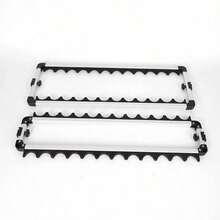 Fishing Rod Rack Stand Storage Holder Aluminum Alloy Display Rack 24 Rods 72cm - white color - View 4