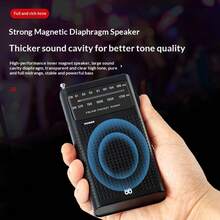 Portable Pocket Radio, Suitable For Outdoor, Sports, Camping, Full Band Full Channel Radio - Multicolor - View 9