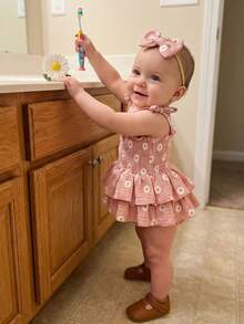 Baby Girls Dresses - Pink - View 5