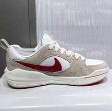 Nike 女士 JORDAN CMFT ERA 舒适休闲运动鞋 - 白色/褐色 - 查看 7