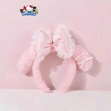 SANRIO (Chính hãng) 1 chiếc băng đô ren hình mèo Meilody dễ thương - Băng đô Lolita nơ nhung, phụ kiện tóc hình nhân vật hoạt hình đáng yêu. - Nhiều màu - Xem 2