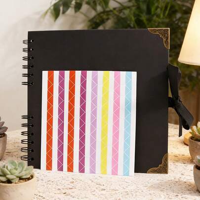 1pc Family Photo Album, Daily Photo Storage Album, Suitable For Wedding/Graduation/Family/Pregnancy/Couple Photos, Emotional Commemorative Album, Applicable For Valentine's Day/Thanksgiving/New Year/Teacher's Day/Mother's Day/Father's Day