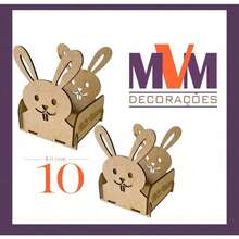 Kit Of 10 Easter Baskets, Crates, Cachepots, Decorative Boxes, Party Favors, Mini Egg And Candy Holders. - Multifärgad - Visa 1