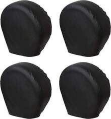 Umbrauto Tire Covers Set Of 4, Tough Waterproof Wheel Protector For Trailer Camper, Truck, SUV, Motorhome, Black - Grey - 查看 1