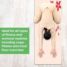 1pc 71*22inch Yoga Mat, Various Patterns Available, Non-Slip & Durable, Extra Wide & Thick, Suitable For Home Use, Fitness, Beginner Yoga Training - Multicolor - View 3