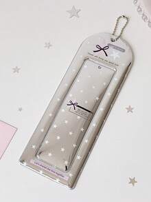 1 PC Silver Glittering Life Four Grid Card Set, Student Quadruple Head Sticker Pendant Card Set, Star Chasing Long Strip Card Set - Multicolor - View 13