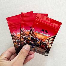 100pcs 7*10 Cm Mylar Pouches,1G Reusable Candy Gummies Cookie Packaging Bag,Smell-Proof Zipper Bags,Plastic Wrapping Pouches,Confectionery Bags,Wrapping Pouches,Gift Pouches - Multicolor - View 5