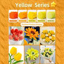 Bộ 300/500/1000 que nhung mật độ cao - Nhiều màu sắc, que nhung siêu mềm mại dành cho người mới bắt đầu hoặc người làm thủ công chuyên nghiệp | Vật liệu thủ công cao cấp cho các dự án DIY, đồ thủ công ngày lễ và trò chơi cảm giác. - Que tăm bông nhiều màu - Xem 3