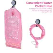 2L Large Capacity Water Bladder Backpack, Suitable For Cycling, Hiking, Running And Travel - Pink - View 12