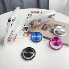 Soporte magnético para teléfono con diseño de patrón de CD Aurora, soporte adhesivo expandible para escritorio con MagSafe - Multicolor - Ver 5