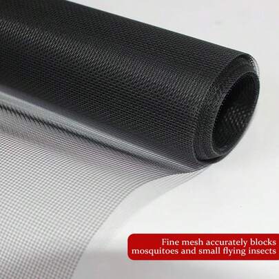 DIY Black Anti-Mosquito Mesh Net For Windows, Doors, Patios, Gardens, Prevents Pets From Entering, Multi-Scene Applicable