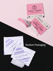 50/100/200pcs Nail Cleaning Cotton Pads, For Cleaning Nail Surface, Dust And Nail Tools, Suitable For Professional Nail Salons, DIY Nail Cleaning Tools And Nail Care Products - Multicolor - View 4