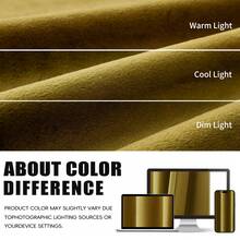4pcs Velvet Room Darkening Curtains, Thermal Insulated Curtains, Vintage Soundproof Curtains For Living Room, Bedroom, Elegant Soft Velvet Grommet Curtains, Christmas Décor, Christmas Decorations For Home - 金色 - 查看 8