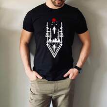 Men Outdoor Tees & Tanks - Black - View 8