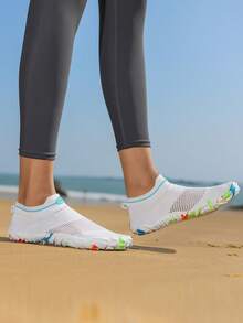 Minimalist Outdoor Water Shoes, Rubber Sole, Cut-Resistant Anti-Slip Quick-Drying, Suitable For Rafting, Beachcombing, Swimming And Various Water Sports - White - View 6