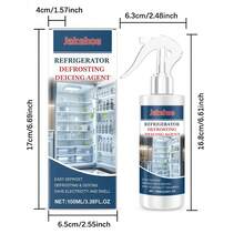 jakehoe 100ml/120ml/Agente descongelante para refrigerador, limpieza del hogar, adecuado para refrigerador, congelador, compartimento del congelador, eliminación de hielo del parabrisas del automóvil, mantiene las superficies vidriadas limpias como nuevas. 1 pieza/3 piezas/6 piezas/12 piezas/20 piezas/Tabletas de limpieza de refrigerador, limpieza del hogar, regalo perfecto para amigos y familiares durante las vacaciones, limpieza profunda de las grietas del congelador, eliminación de sarro y olor, tabletas de limpieza efervescentes (modelos nuevos y antiguos enviados al azar, embalaje del producto actualizado continuamente, use con confianza) - Líquido/Sólido - Ver 17