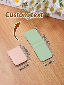 Ayotu Custom Faux Leather Magnetic Bookmarks, Personalized 26 Alphabet With Flower & Custom Name, Unisex, Fits Books/Notebooks/Planners, Perfect Gift For Friends/Classmates/Family/Teachers/Book Lovers - Multicolor - View 6