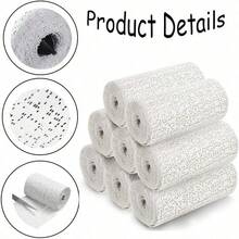 Plaster Bandage Roll Smooth Texture Tear-Resistant Easy To Shape Suitable For Sculpture Mask Making And Art Project(5cm*270cm) - White - View 1