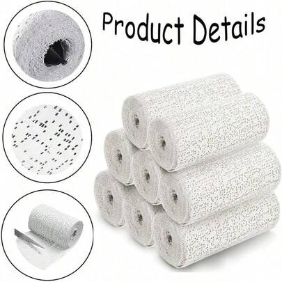 Plaster Bandage Roll Smooth Texture Tear-Resistant Easy To Shape Suitable For Sculpture Mask Making And Art Project(5cm*270cm)