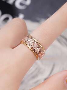 1 chiếc nhẫn đá Cubic Zirconia xinh xắn dành cho nữ, thích hợp làm quà tặng Ngày Valentine, đám cưới, kỷ niệm hoặc dự tiệc. - Nhiều màu - Xem 3