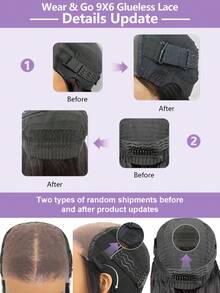 OQ Hair M-Cap Body Wave Pre Cut 9x6 Transparent Lace Bleached Knots Wear Go Glueless Wigs 200% 密度 16-30 英寸真人发丝，细小发结，预拔发际线，无需胶水，自然色系 - 新手友好，自然外观，日常佩戴，适合办公室、派对、Y2K 风格、度假、户外活动、角色扮演、校园、学校、假期、婚礼、节日等场合，也是送给女性的情人节礼物。 - SNatural - 查看 5